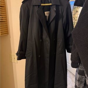 Worthington Elegant Black Trench Coat